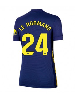 Atletico Madrid Robin Le Normand #24 Replika Borta Kläder Dam 2025-26 Kortärmad